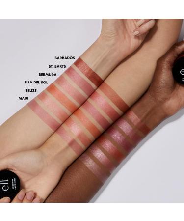 e.l.f. Luminous Putty Blush - Isla Del Sol 10g | Shimmer Finish, Lightweight & Buildable Formula | Pack of 1 - Buy Online on GoSupps.com