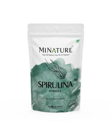 minature Spirulina Powder (Arthrospira Platensis)| Green Superfood | for Everyday Nutrition and Support |Non-GMO Gluten- Free| 227g