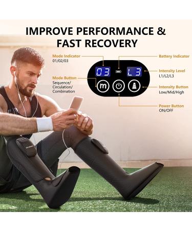 FIT KING Cordless Foot and Leg Massager for Circulation and Pain Relief | Portable & Rechargeable FT-059A - Buy Online on GoSupps.com
