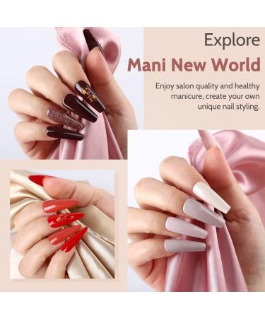 Lavender Violets 48 Gel Polishes UV LED Nail Lamp Kit with Nail Brushes & Top Coats - Q975 Collection - Buy Online on GoSupps.com