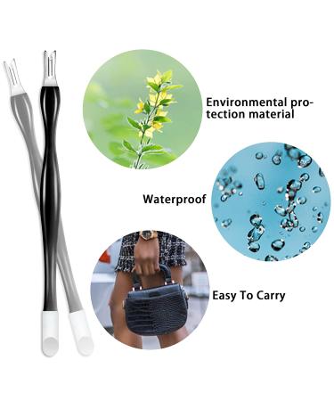 Allstarry 30-Piece Nail Cuticle Trimmer Set - Double Head Dead Skin Cuticle Knife Removal Fork - Nail Cleaner & Pusher Tools for Men and Women - Black - Buy Online on GoSupps.com
