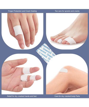 100 Count Finger Tape for Dry Cracks | Fast Pain Relief Quick Skin Crack Healing and Rough Skin Protection - Buy Online on GoSupps.com