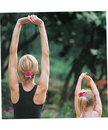 4 Pairs Fur Hair Bobbles for Girls Cute Hair Ties with Fur Ball Elastic Ponytail Holders Hair Band for Girls Hair Accessories - Buy Online on GoSupps.com