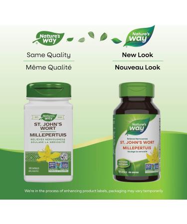 Nature's Way St. John s Wort Relieves Nervousness 100 Vegetarian Capsules - Buy Online on GoSupps.com