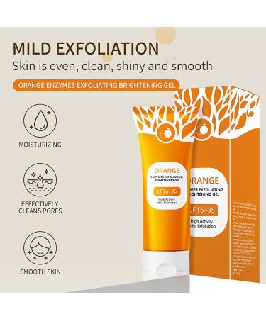 Gel exfoliant claircissant orange pour le visage et le corps gel exfoliant doux pour le visage et le corps gel exfoliant orange pour un nettoyage en profondeur pour tous les types de peau (3 3 pi ces. 100 g (Lot de 1) - Buy Online on GoSupps.com