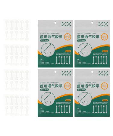 CALLARON Patchs Amincissants Transparents pour Nez Bandes Remodelantes D'halt re Autocollants Nasaux lastiques et Invisibles 4 Paquets Soin Quotidien pour Affiner les Ailes du Nez