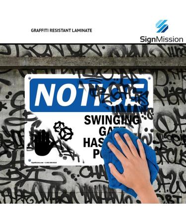 OSHA Notice Sign - Sanitizer | Aluminum Sign for Business & Construction Sites | Made in USA - Buy Online on GoSupps.com