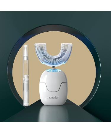 Sunartec Ultrasonic Electric Toothbrush - Advanced 360 Sonic Teeth Whitening Kit for Adults | Portable U-V Cleaning, Air-Drying Charger, IPX7 Waterproof - Buy Online on GoSupps.com
