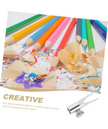 minkissy Eyebrow Sharpening Tool Lip Liner Pencil Sharpener Manual Sharpeners Cylindrical Pencil Sharpener Gel Liner Eyeliner Lip Liner Sharpener Eye Liner Sharpeners Aluminum Alloy 4.5x2cm Silver - Buy Online on GoSupps.com