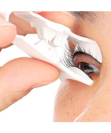 Magnetic False Eyelashes Clip - Lash Clip Applicator Helper Tool Magnetic False Eyelash Applicator | Portable Magnetic Eyelashes Applicator Tool for Women Girls Friends (White)(2.09x1.46 Inches) - Buy Online on GoSupps.com