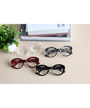 Shop Eyekepper 4-Pack Round Reading Glasses for Women | Stylish Large Frame +1.75 Diopters - International Shipping Available - Buy Online on GoSupps.com