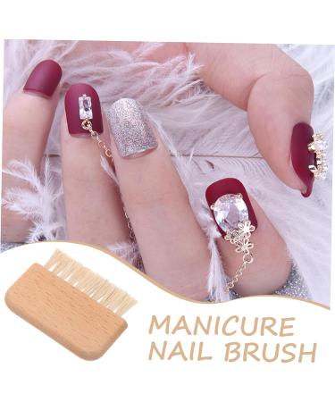 FOYTOKI Nail Cleaning Brush Manicure Brush Nail Duster Nail Supplies Nail Scrub Brush Nail Dust Brush Nail Brush for Cleaning Fingernails Nail Scrubber Nail Brush Cleaner Small Nail Brush - Buy Online on GoSupps.com