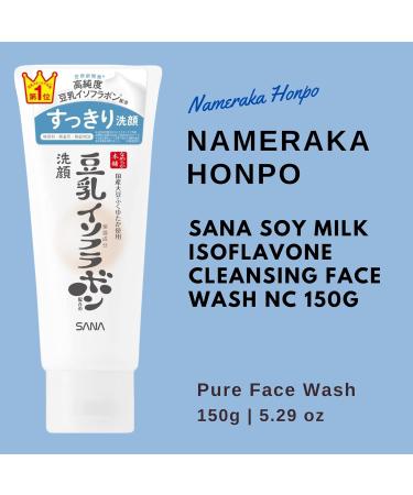 Nameraka Honpo Sana Soy Milk Isoflavone Cleansing Face Wash NC 150g - Buy Online on GoSupps.com