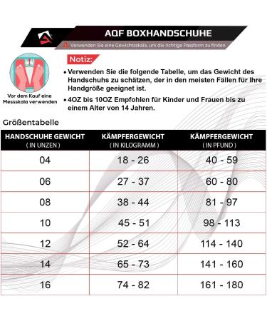 AQF Boxing Gloves - Premium Leather MMA Gloves for Men Women & Kids | Kickboxing Muay Thai Martial Arts | 4-16 oz Options - Buy Online on GoSupps.com