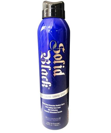 Millennium Tanning Solid Black PRO Organic DHA Self Tanning Spray - 6 fl oz - Buy Online on GoSupps.com