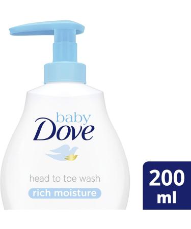Baby Dove Rich Moisture Head to Toe Wash 200ml - Gentle Baby Wash - Buy Online on GoSupps.com