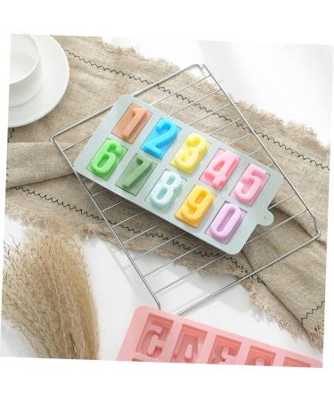Milisten 2pcs Ice Cube Mold Molde De para Chocolate Candy Mold Chocolate Mold Soap Mold Tuile Molds Silicone Molde De para Resina Silicone Candle Molds Ice Mold Handmade Soap Happy Birthday 20.8*11.2*1.9cmx2pcs As Shownx2pcs - Buy Online on GoSupps.com