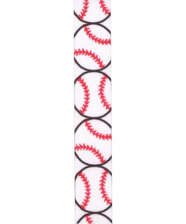 Offray 922163 Baseball Grosgrain Ribbon - 7/8 Wide - 3 Yards - Buy Online on GoSupps.com