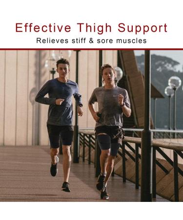 Coastal Rose Adjustable Thigh Trimmer Compression Sleeve - Support for Weight Loss Muscle Recovery Sports Injuries - XL for Men & Women - Buy Online on GoSupps.com