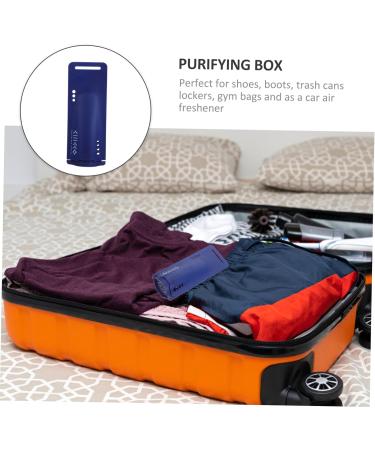 Natural Shoe Odor Eliminator 2pcs Set - Freshener for Men, Women, Bowling, Gym Bags - Dark Blue - 12.5x5x3cm - Buy Online on GoSupps.com