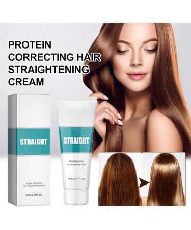 Gloss Hair Straightening Cream Hair Protein Correcting Cream Collagen Hair Straight Cream Nourishing Smoothing Hair Cream Correcting Smoothen Hair Creams Hair Protein Relaxer Hair Straightening Cream - Buy Online on GoSupps.com