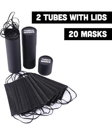 Tabbies Tube Mask Holder - Black | 2 Pack - Optimal Comfort & Fit for Masks - International Shipping Available - Buy Online on GoSupps.com
