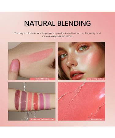 Multipurpose Long Lasting Smooth Blush Stick Blush Stick Stylish Lasting Smooth Multipurpose Comestic Cream Blush for Cheek Lip Gloss Cheek Solid Moisturizer Stick (Bright Coral 0.2 OZ) - Buy Online on GoSupps.com