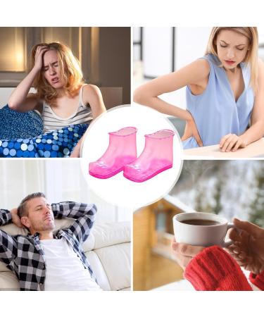 Shurzzesj Foot Spa Soak Shoes Waterproof Anti-Slip Foot Bath Shoes Colorful Heatproof Foot Soaking Shoes Household Foot Bath Shoes for Bathroom Height 18cm Size 45 Red - Buy Online on GoSupps.com