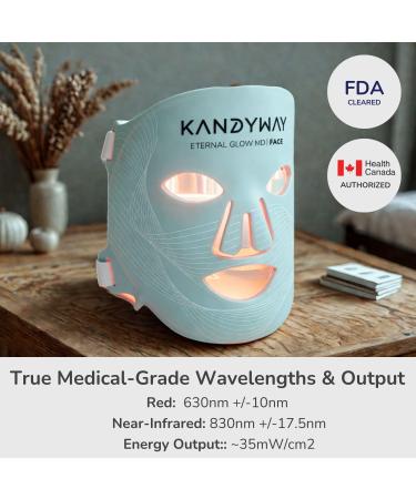 Red Light Therapy Mask - FDA Cleared Medical Grade LED Device for Wrinkle Reduction Scarring Treatment and Skin Tone Improvement - Buy Online on GoSupps.com
