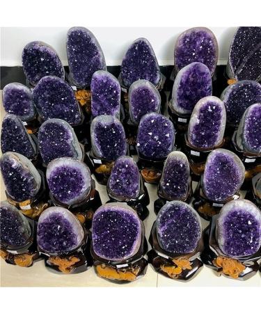 About 300g-900g Natural Amethyst geode Quartz Cluster Crystal Specimen Home Collections (Size : 800g) - Buy Online on GoSupps.com