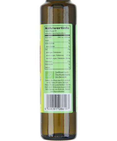  Seitenbacher Seitenbacher Organic Rapeseed Oil - Pack of 2 (2 x 250 ml) - Buy Online on GoSupps.com