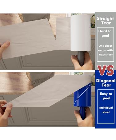 1200 Sheets Lint Roller Set - 6 Upgraded Handles & 6 Refills | Best Pet Hair Remover for Clothes Furniture & Carpets - Portable & Effective - Buy Online on GoSupps.com