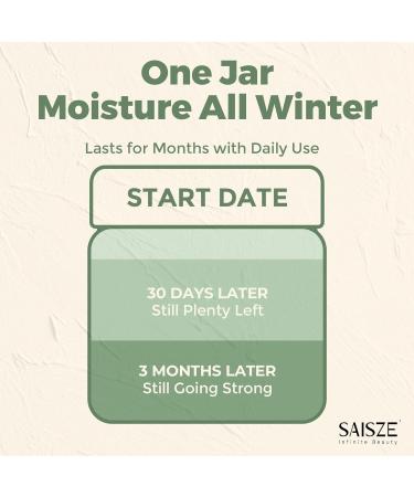 SAISZE Beef Tallow for Skin, Tallow and Honey Balm, 100% Grass Fed Beef Natural Moisturizer for Face, Dry Skin, 4oz - Buy Online on GoSupps.com