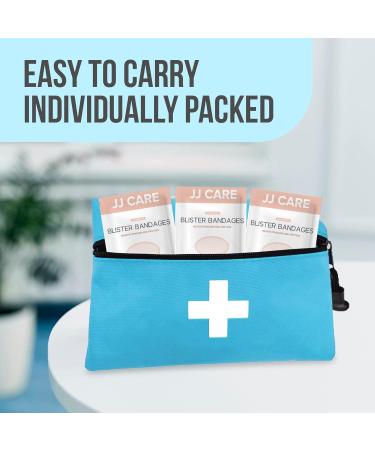 JJ CARE Hydrocolloid Heel Blister Bandages - Pack of 20 | Sterile, Waterproof Blister Pads for Feet | Blister Plaster for Healing and Prevention - Buy Online on GoSupps.com