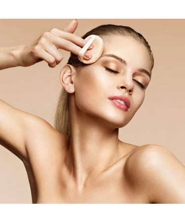 Senkary 8-Pack Cotton Powder Puffs 2.36 Inch for Loose Face Foundation Powder - Beige (Pack of 8) - Buy Online on GoSupps.com
