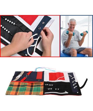 Elderly Dementia Blanket Dementia Decompression Blanket Calming Dementia Sensory Motor Aids Fidget Blanket for Dementia Calming Comforting Activities for Adults with Dementia - Buy Online on GoSupps.com