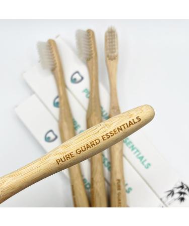 Eco-Friendly Bamboo Toothbrushes | Organic Soft Bristles | Biodegradable Family Pack of 8 | BPA-Free - Buy Online on GoSupps.com