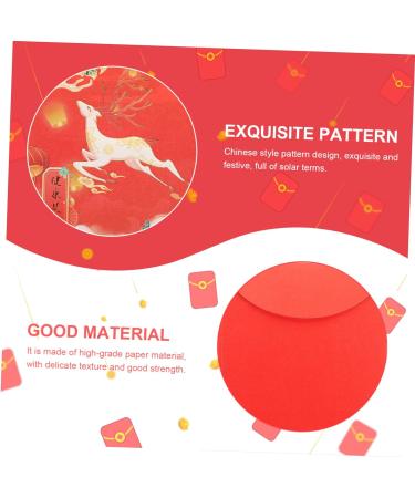 ABOOFAN 36 Pcs Trendy Red Envelope Lucky Money Envelopes Chinese Red Packets Chinese Festival Red Envelopes Chinese Red Envelope Wallet 2023 Year Red Envelope Lunar Calendar Paper Bronzing - Buy Online on GoSupps.com