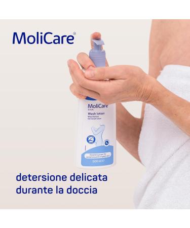  Molicare MoliCare Skin Moisturizing Body Liquid Irritated Skin Intensive Care 500 ml - Buy Online on GoSupps.com