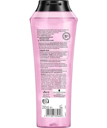 Gliss Kur Liquid Silk Shampoo 250 ml - Buy Online on GoSupps.com