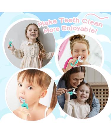 2 PCS U Shaped Silicone Kids Toothbrushes for All-Round Cleaning - BPA Free Duck and Bear Design (Ages 7-12) - Buy Online on GoSupps.com