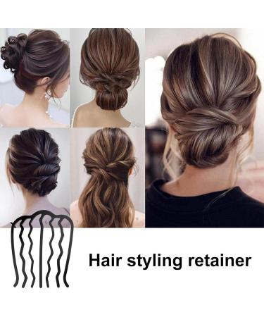 U Shaped Hair Combs Twist Hair Combs Durable Clear Plain Hair Combs Hair Side Comb With Secure Styling Hair Side Comb Set For Women French Twist Hair Combs Wedding Fine Hairs - Buy Online on GoSupps.com