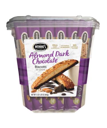 Nonni's Almond Dark Chocolate Biscotti With Real Almonds 25ct ( 2lb ) 1
