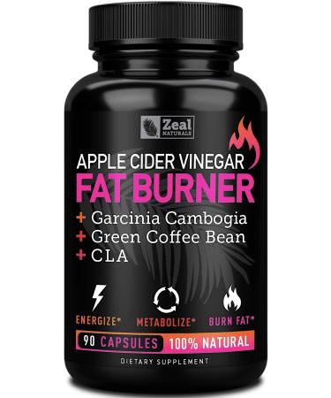 Apple Cider Vinegar Weight Management Pills for Women - Garcinia Cambogia + w. CLA & Green Coffee Bean Green Tea