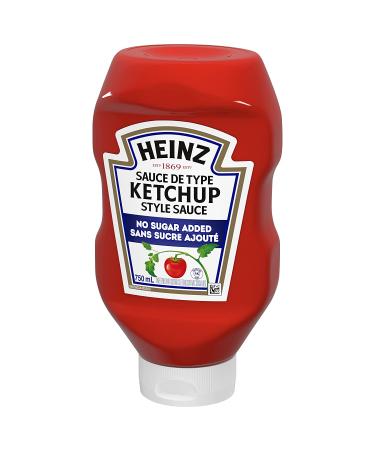 Heinz Ketchup No Sugar Added 1 Count 750ml (25.36 fl oz) - Canadian Ketchup - Pack of 1 - Buy Online on GoSupps.com
