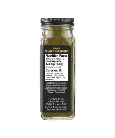 Watkins Organic Zaatar Seasoning Spice Mix 2.6 oz - Premium Quality 1 Count - Buy Online on GoSupps.com