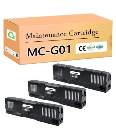 MC-G01 Maintenance Cartridge Compatible for Canon MAXIFY GX6010 GX7010 GX6020 GX7020 GX6030 GX7030 GX6040 GX7040 GX6050 GX7050 GX6060 GX7060 GX6070 Printer 3-Pack