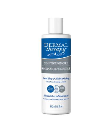 Dermal Therapy Sensitive Skin Lotion - Calming Non-Irritating Lotion with 15% Allantoin 10% Shea Butter Vitamin E - Soothing Relief for Dry Itchy Eczema-Prone Skin - 8 fl oz / 240 ml