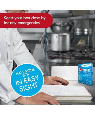 Buy RedRelief Burning Wound Dressing 5x5 cm - Pack of 5 | Fast International Shipping - Buy Online on GoSupps.com