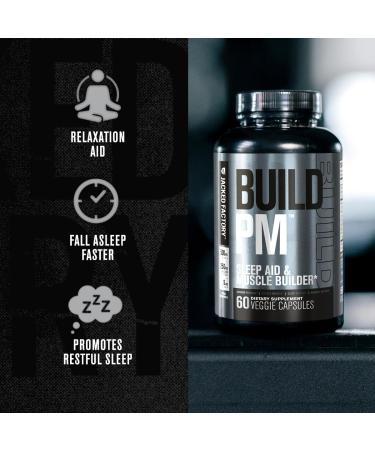 Jacked Factory Build PM Night Time Muscle Builder & Sleep Aid (60 Capsules) & Essentials Muscle Builder - Daily Strength Builder for Men with Peak ATP (30 Capsules) - Buy Online on GoSupps.com